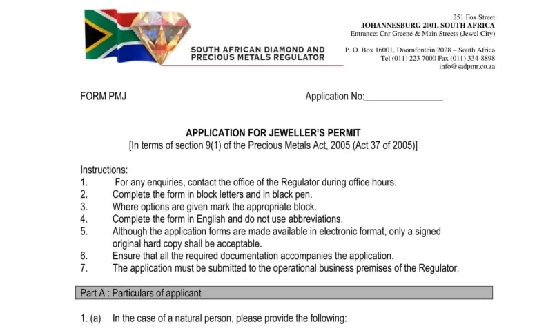 Jeweller permit Needed for businesses buying, selling, or manufactuting with precious metals in jewelry.
